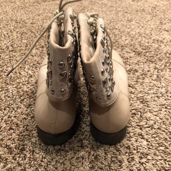 Pink & Pepper studded combat boots - Picture 4 of 10